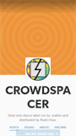 Mobile Screenshot of crowdspacer.com